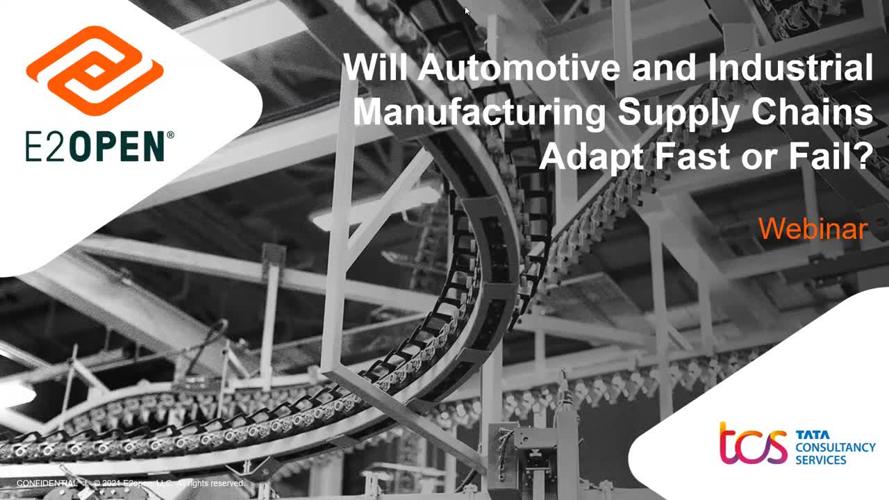 Will Automotive and Industrial Manufacturing Supply Chains Adapt Fast or Fail?