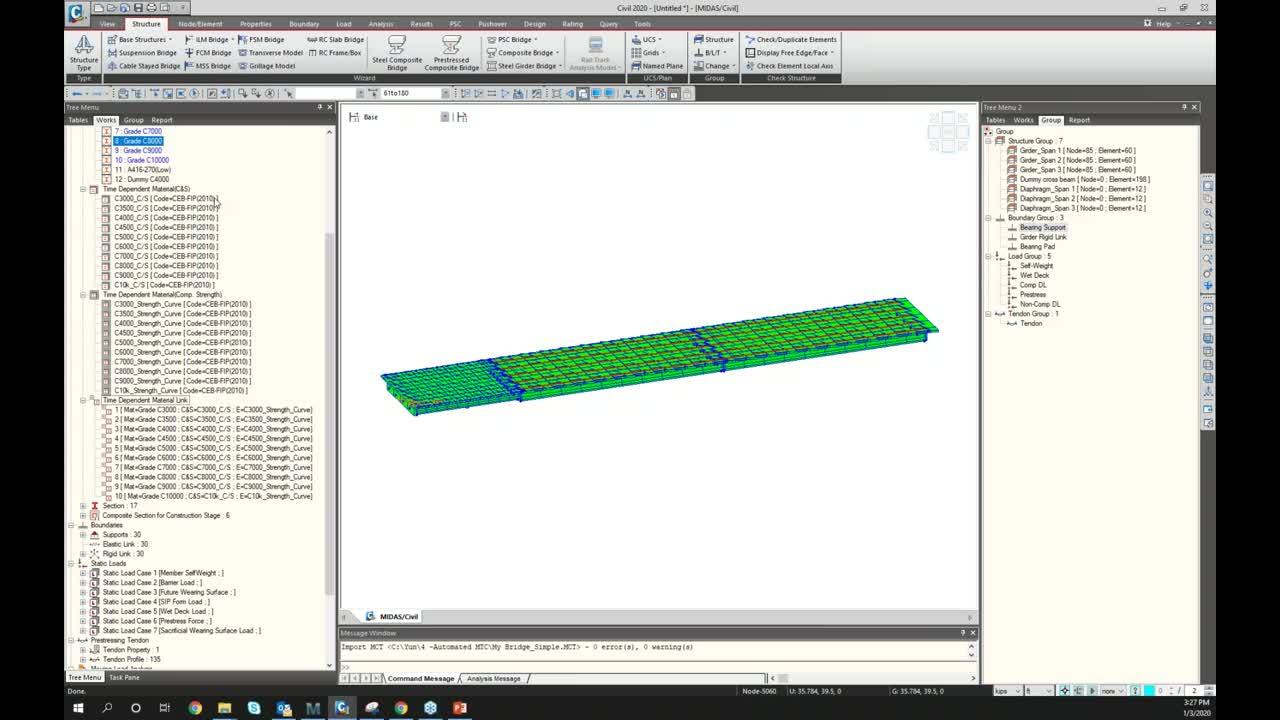 2020-01-03 15.00 [MIDAS] Automation of Refined Grillage Model for Multi-Girder Bridges