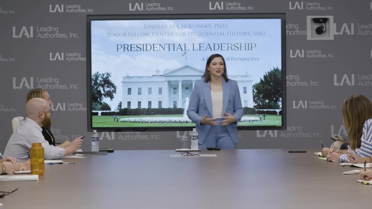 Lindsay Chervinsky: Common Elements of Presidential Leadership