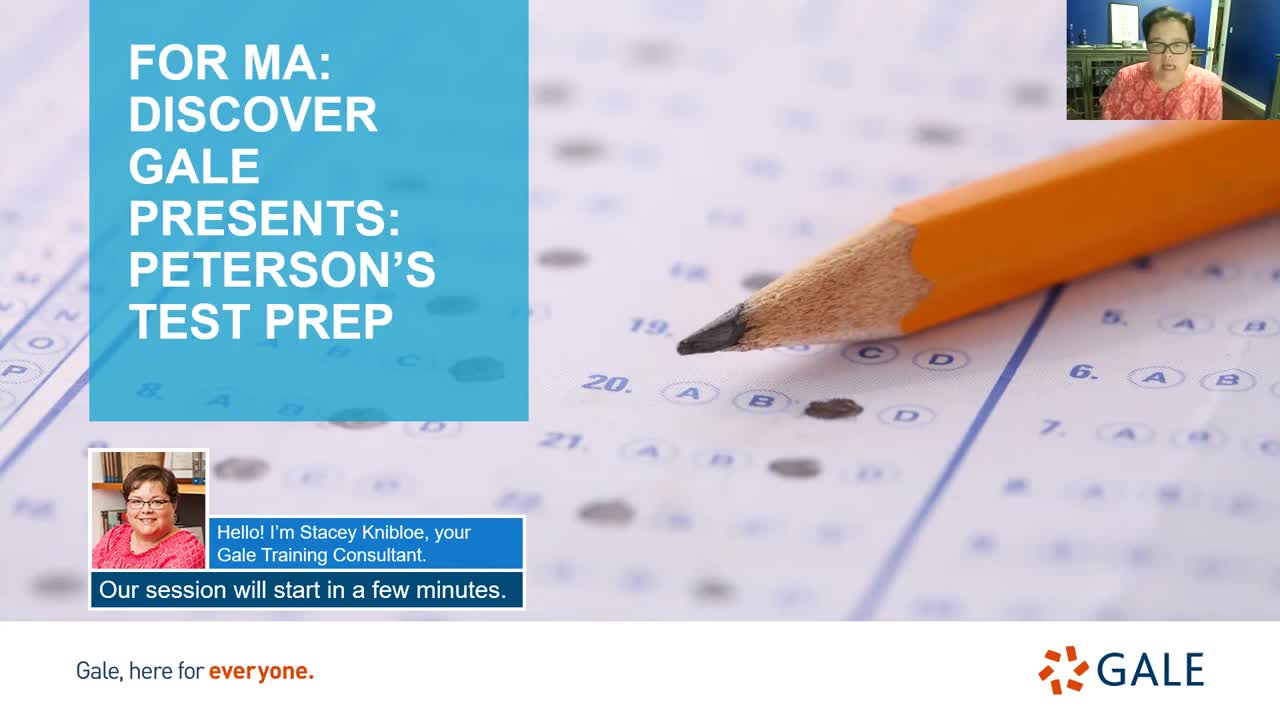 For MA: Discover Gale Presents: Peterson’s Test Prep