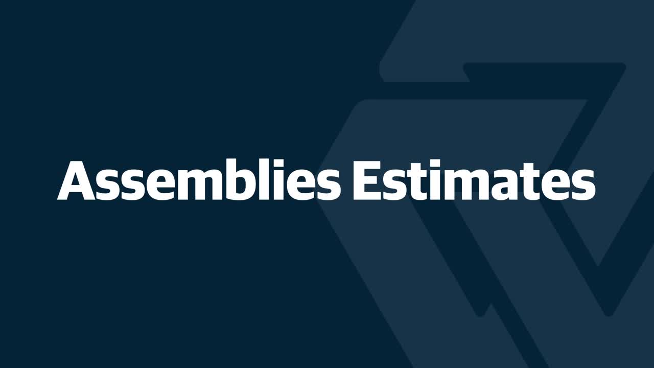 Creating Assembly Estimates