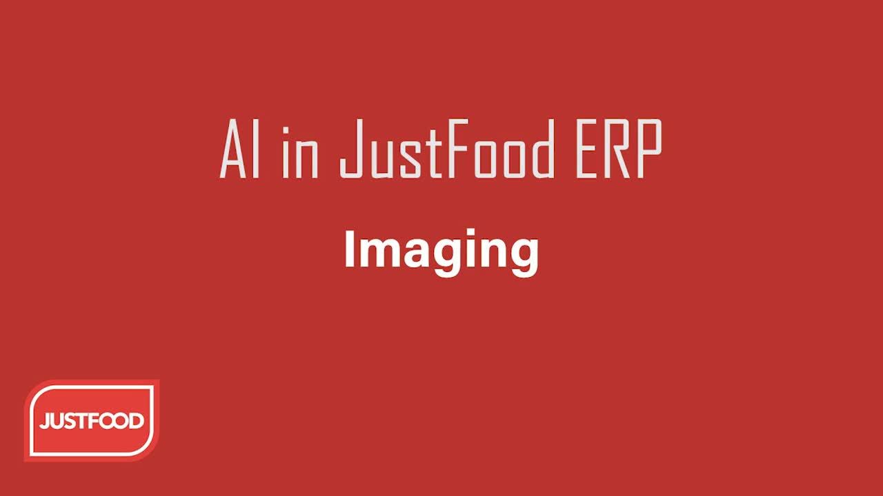 AI in JustFood ERP: Imaging