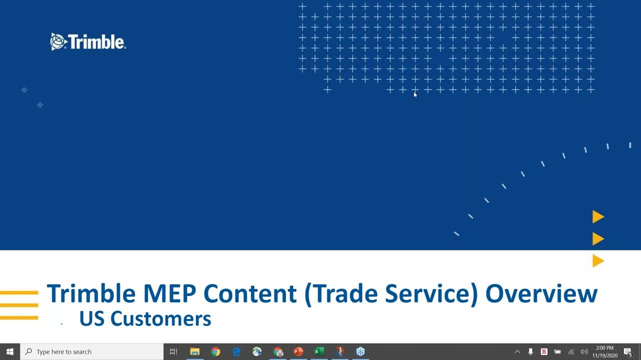 Trimble MEP Content - TRA-SER & Supplier Xchange for Autobid customers webinar Series