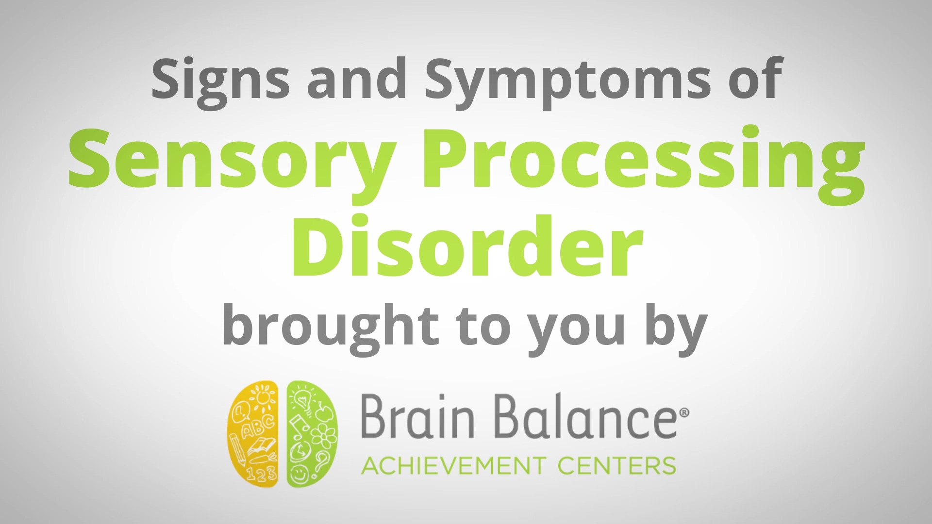 Brain Balance Achievement Centers — SPD v2