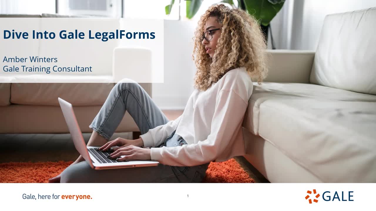 Dive Into Gale LegalForms