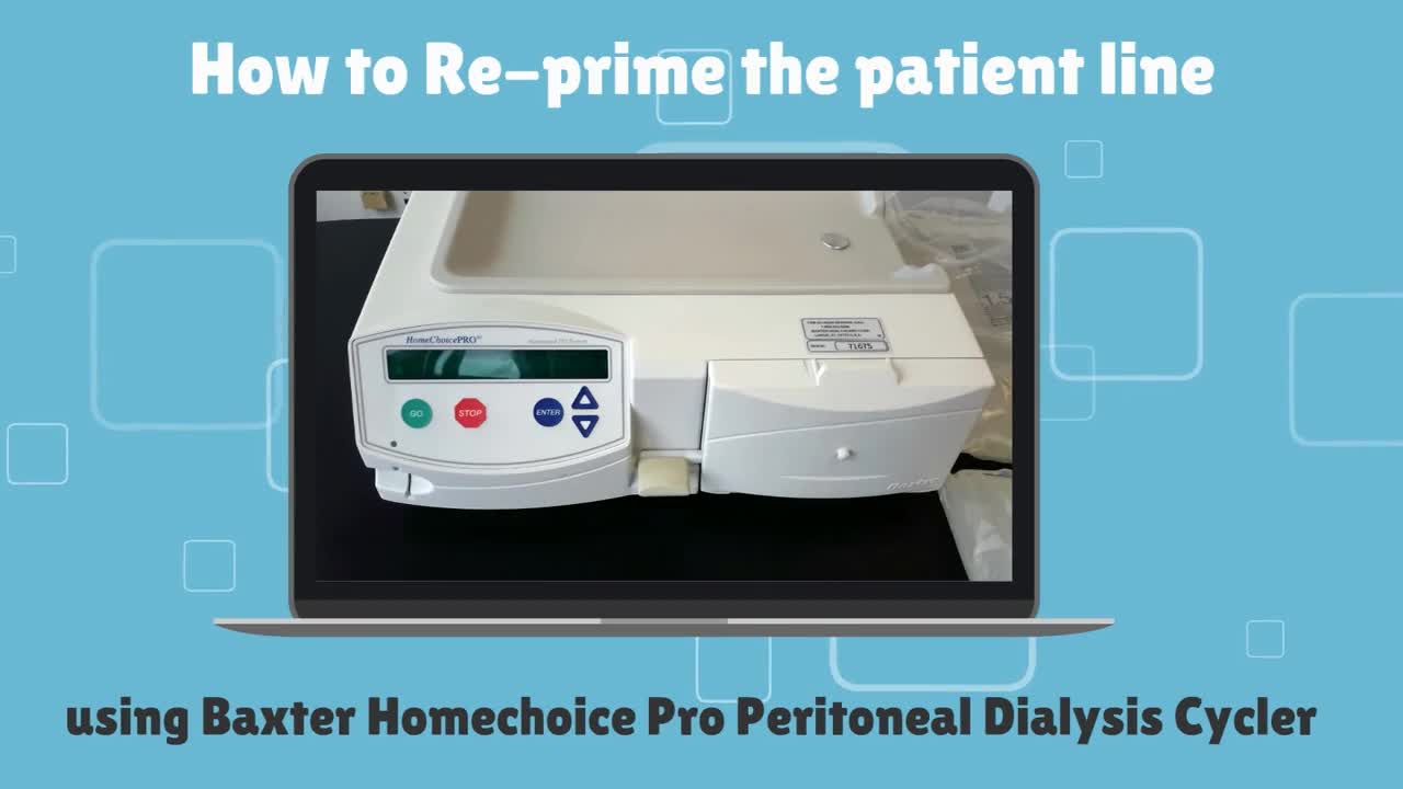 How To Re Prime The Patient Line Using