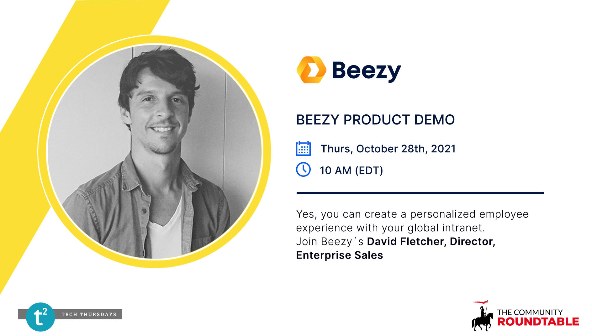 Beezy Product Demo - Global & Local Community Roundtable Oct 28, 2021