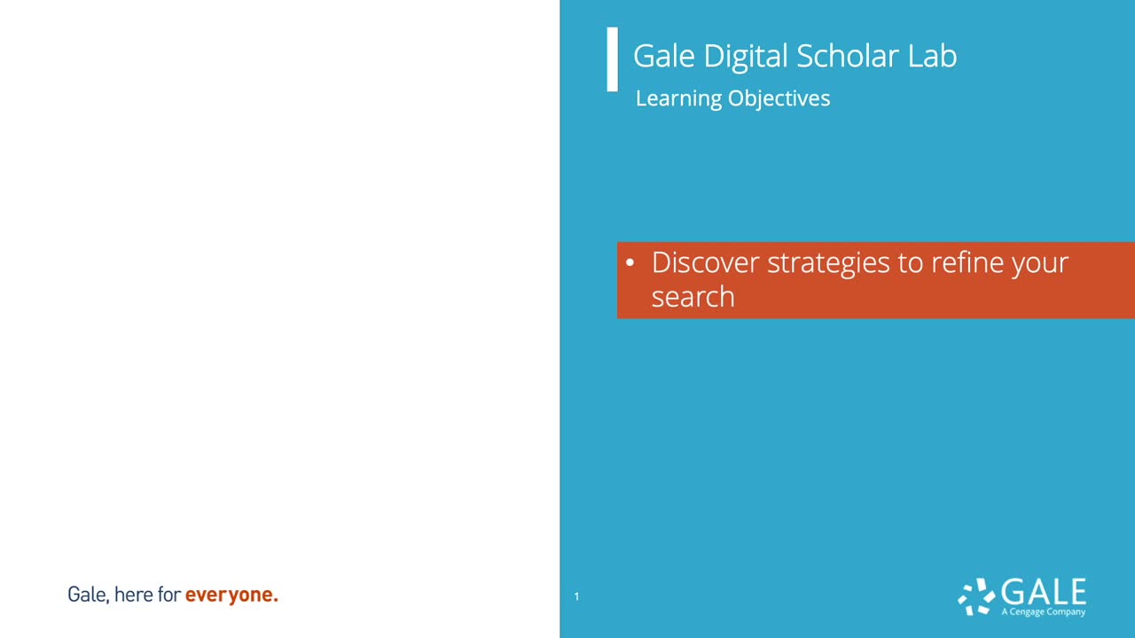 Gale Digital Scholar Lab: Build - Searching