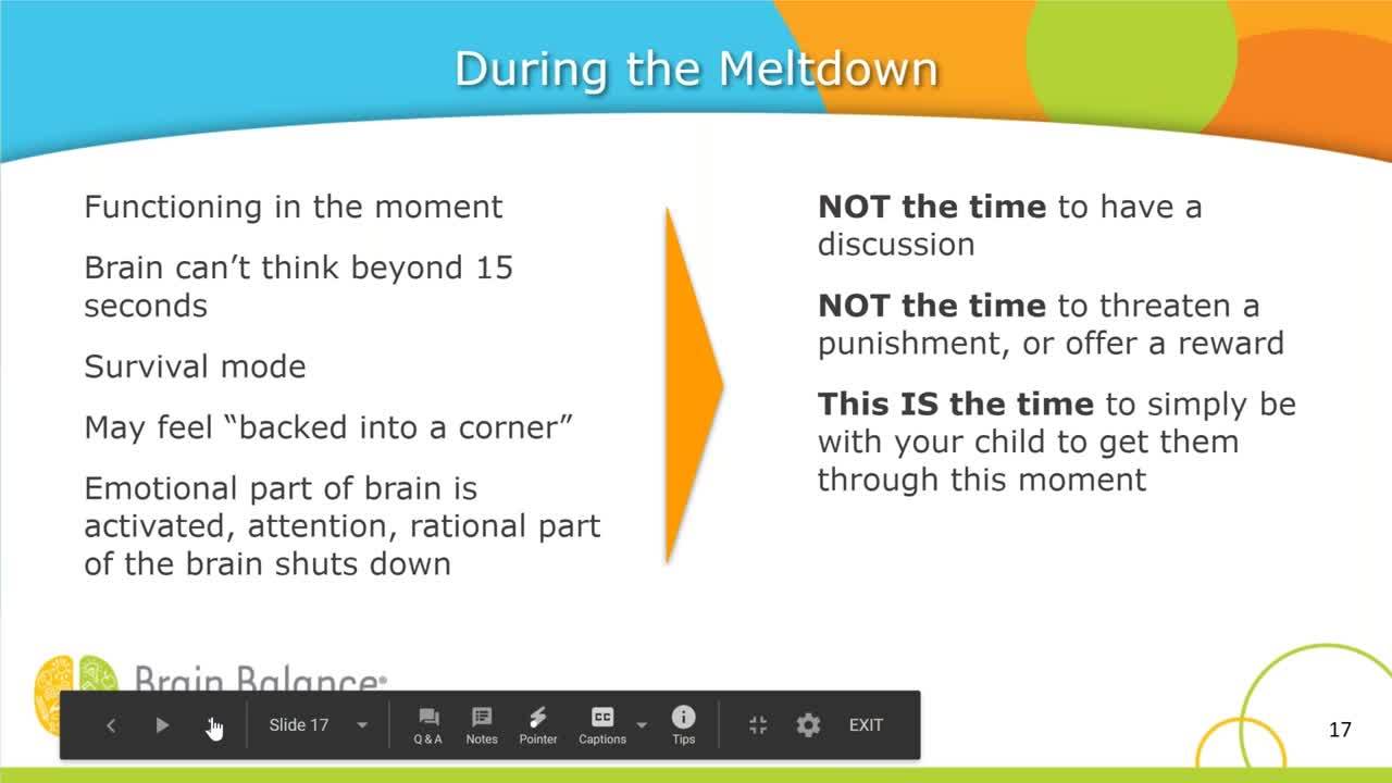 Managing the Meltdown_ Help for Parents