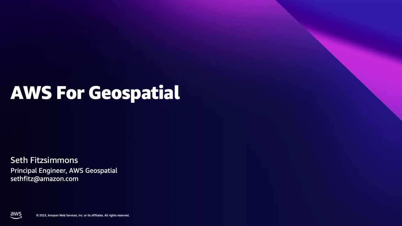 Geospatial_Seth Fitzsimmons_AWS DigiScience
