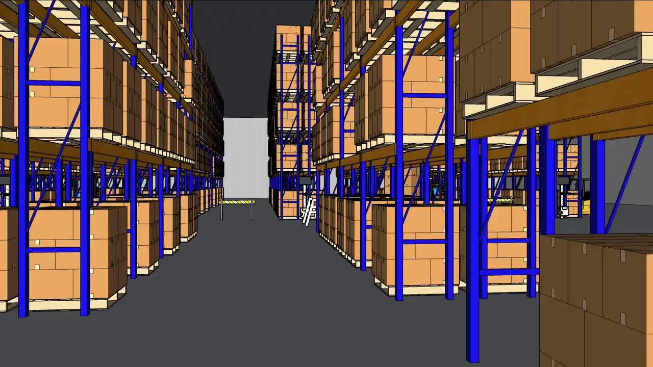 virtual journey through the warehouse