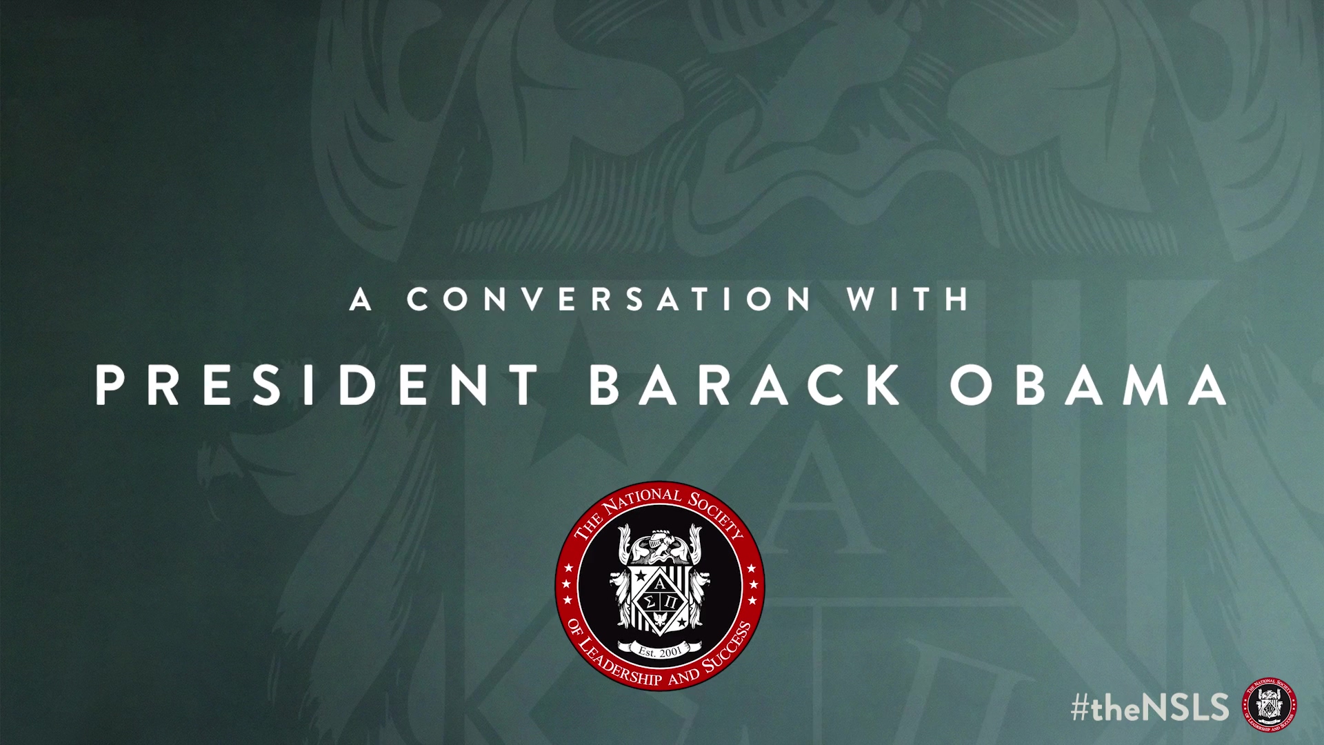NSLS _ A Conversation with President Barack Obama (post broadcast)