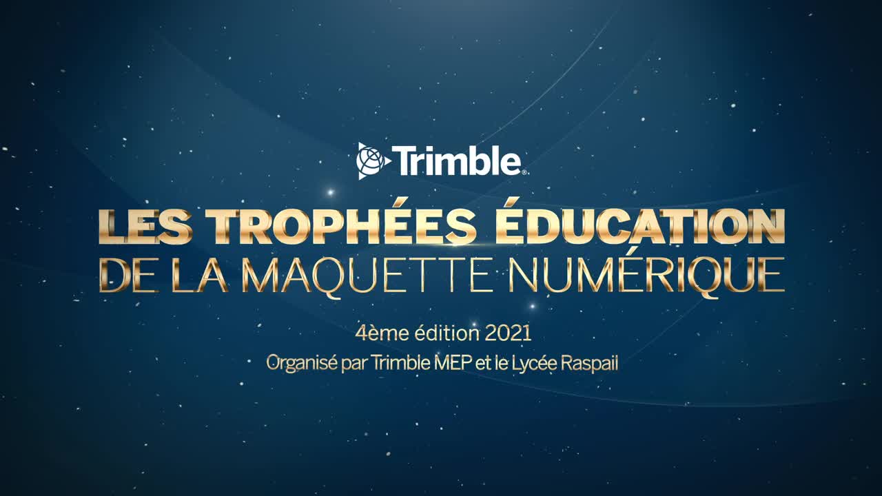 Lauréats des Trophées Éducation de la Maquette Numérique 2021 | Trimble