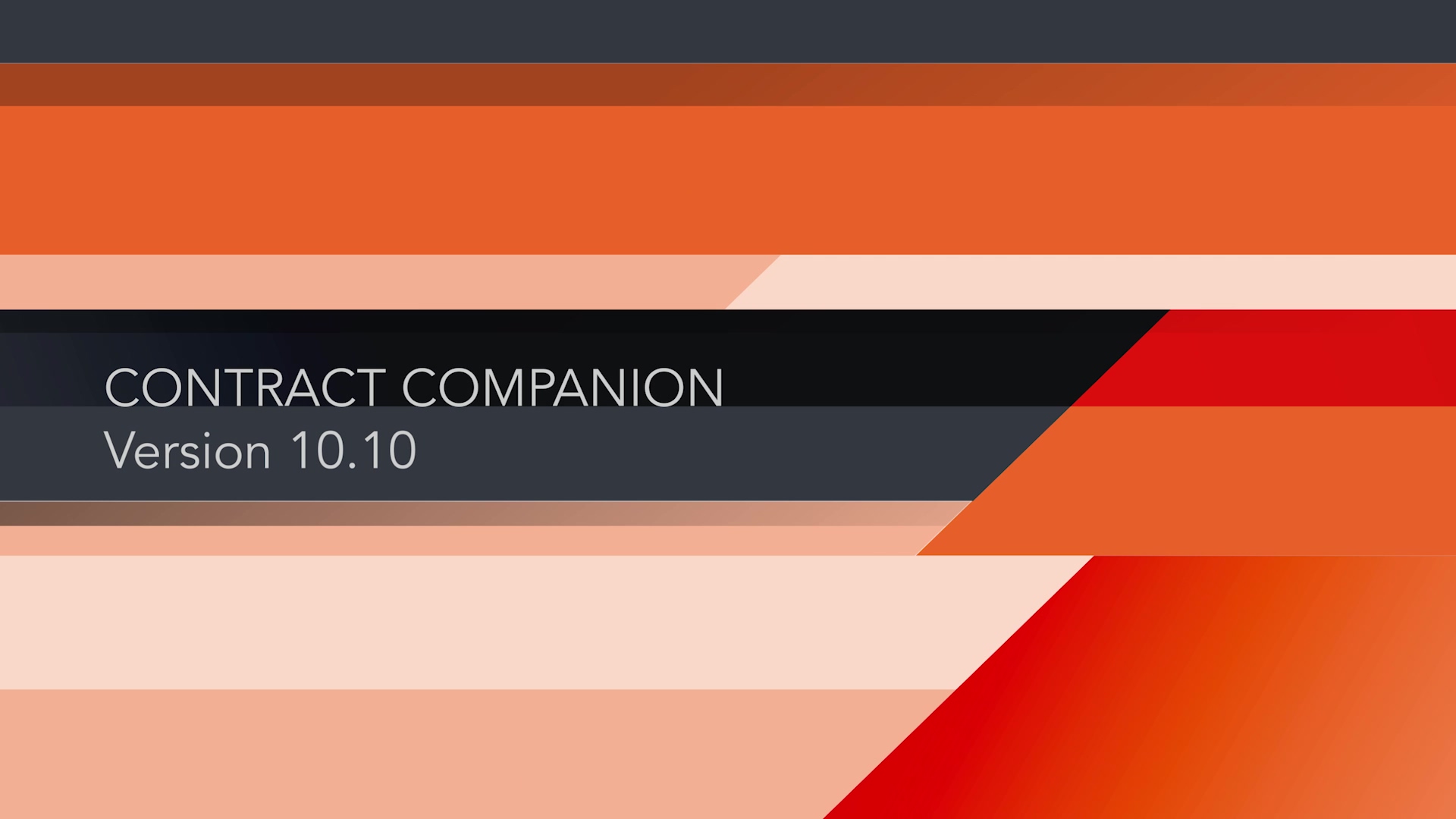 Contract & Litigation Companion, Version 10.10.0