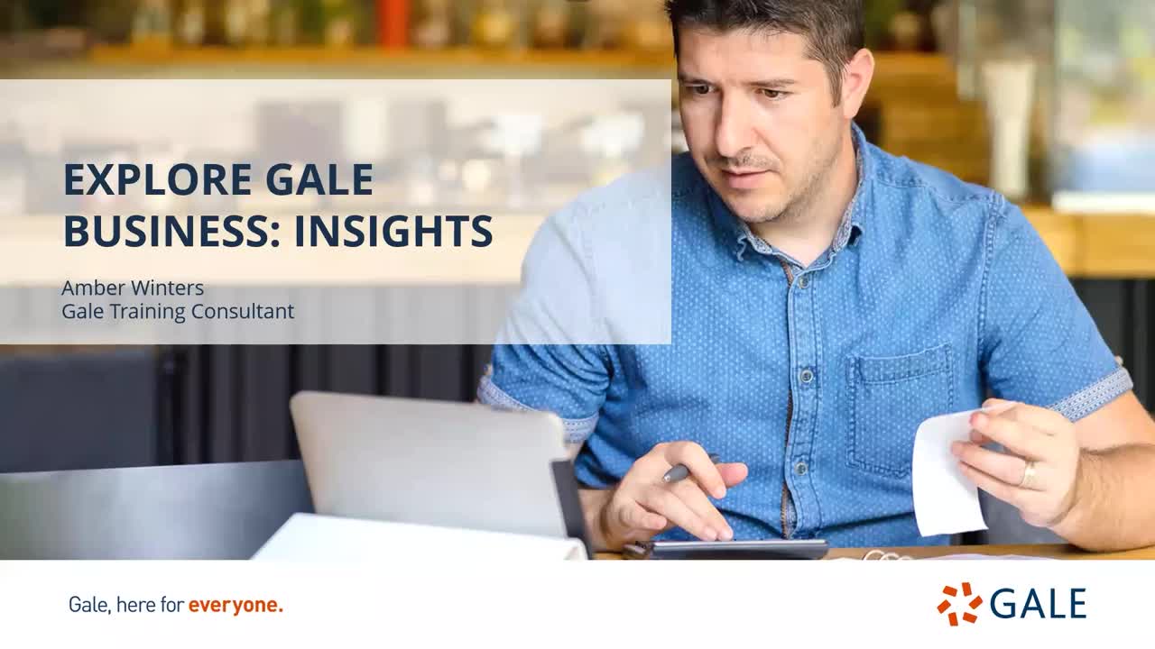 Explore Gale Business: Insights