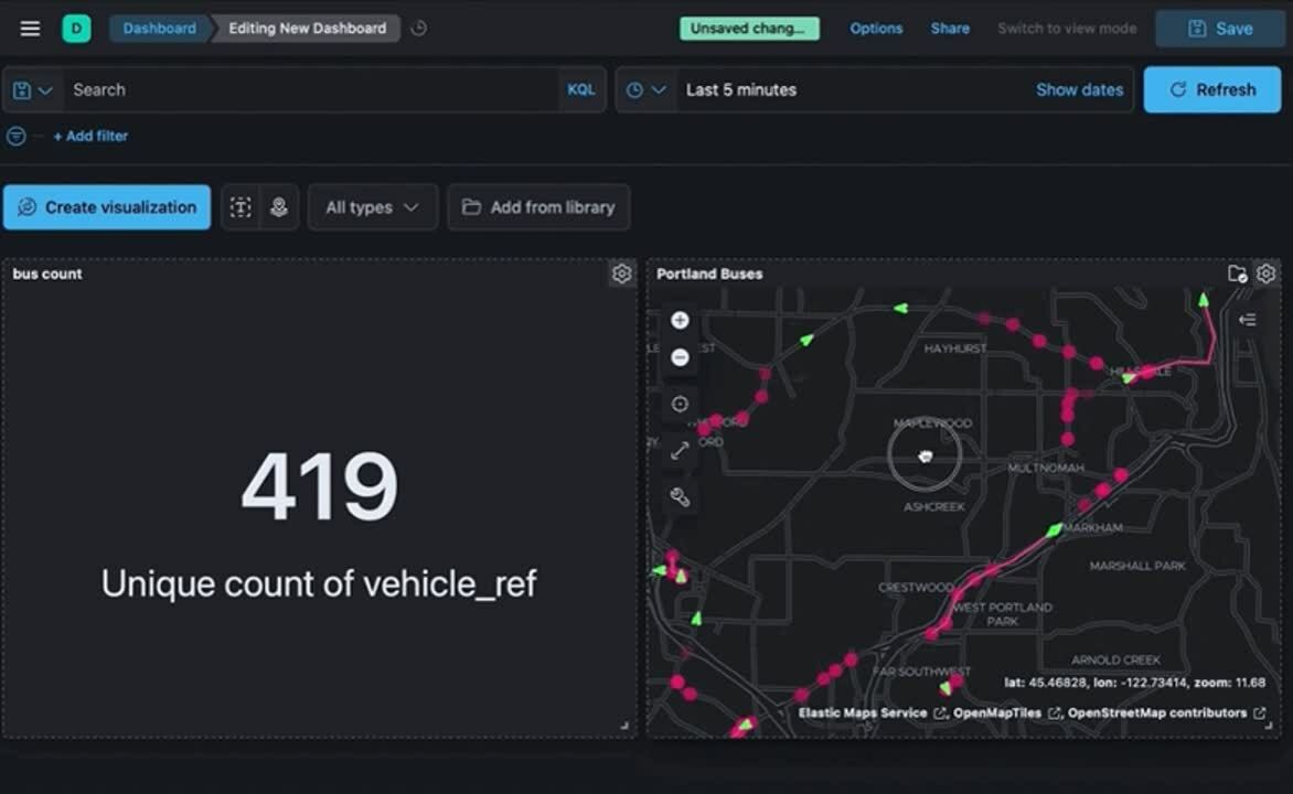 Filter your dashboard data using Maps