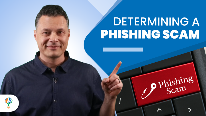 determining a phishing scam
