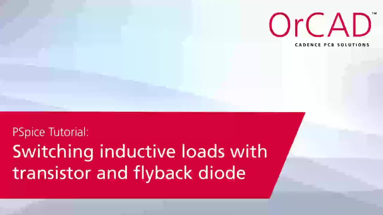 Switching Inductive Loads with Flyback Diode