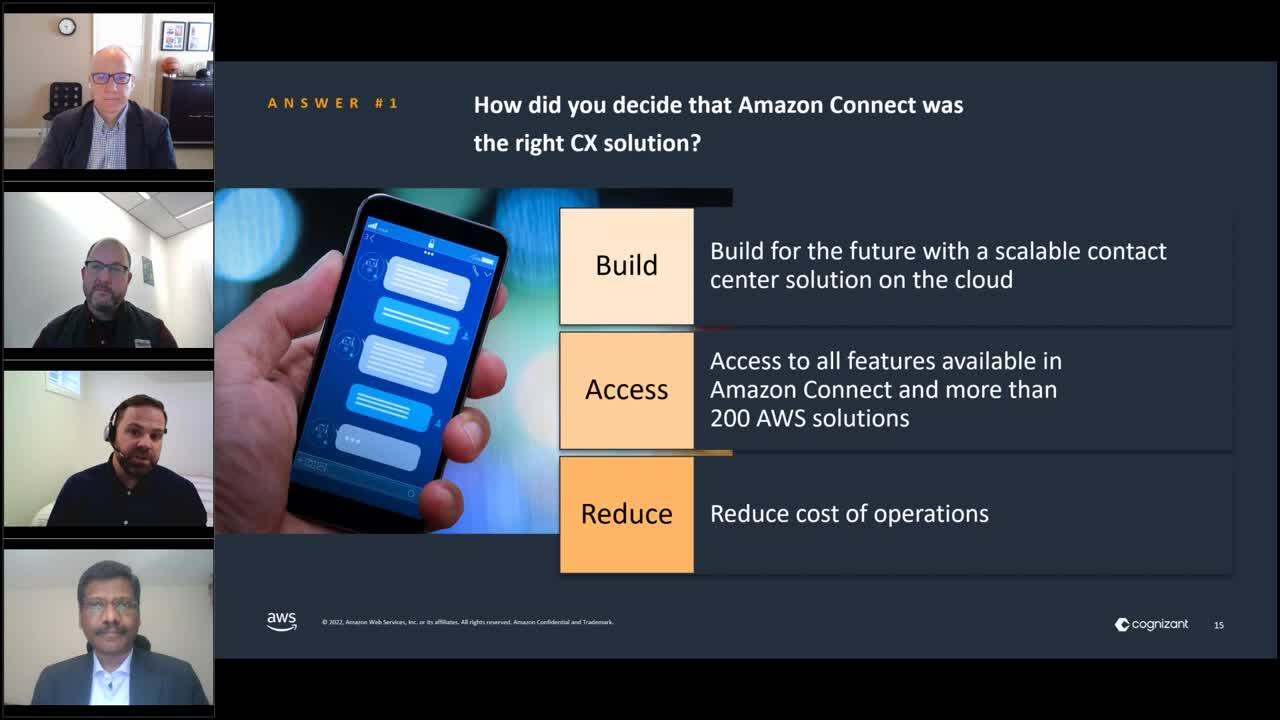Foresters Financial Modernizes Customer Engagements with Amazon Connect and Cognizant