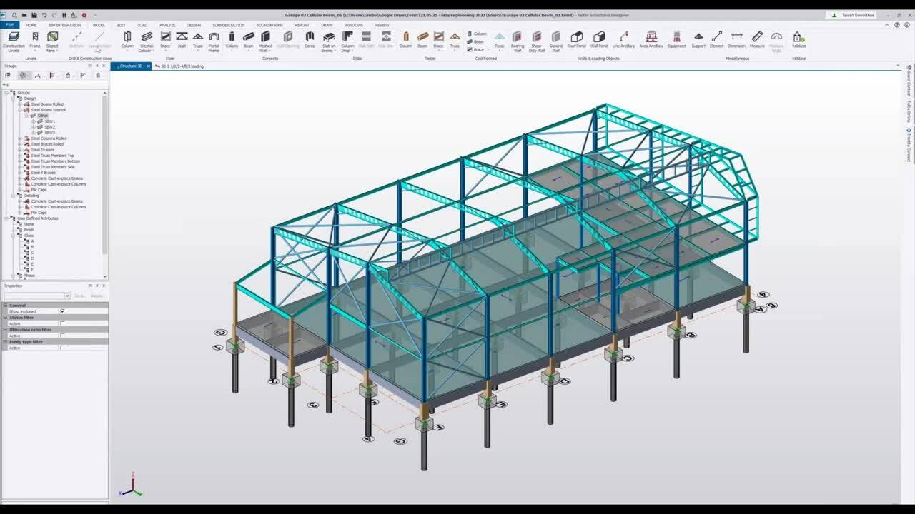 Tekla 2021 - What's New สำหรับ Structural Engineers