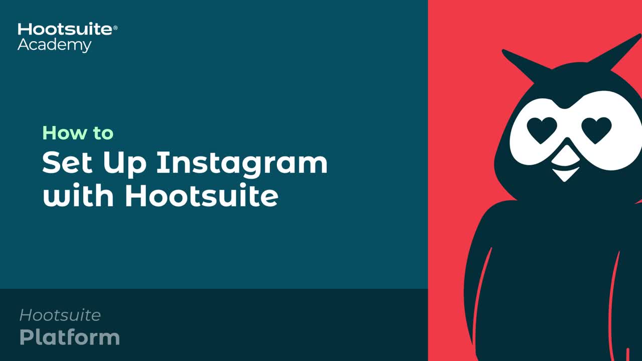 So richten Sie Instagram mit Hootsuite ein Video