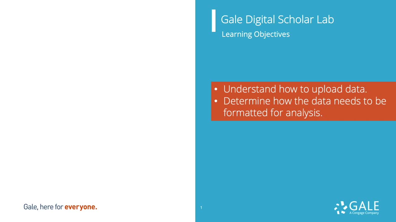 Gale Digital Scholar Lab: Build - Uploading Text