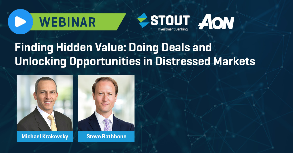Webinar: Uncovering Opportunity Globally with Distressed Transactions