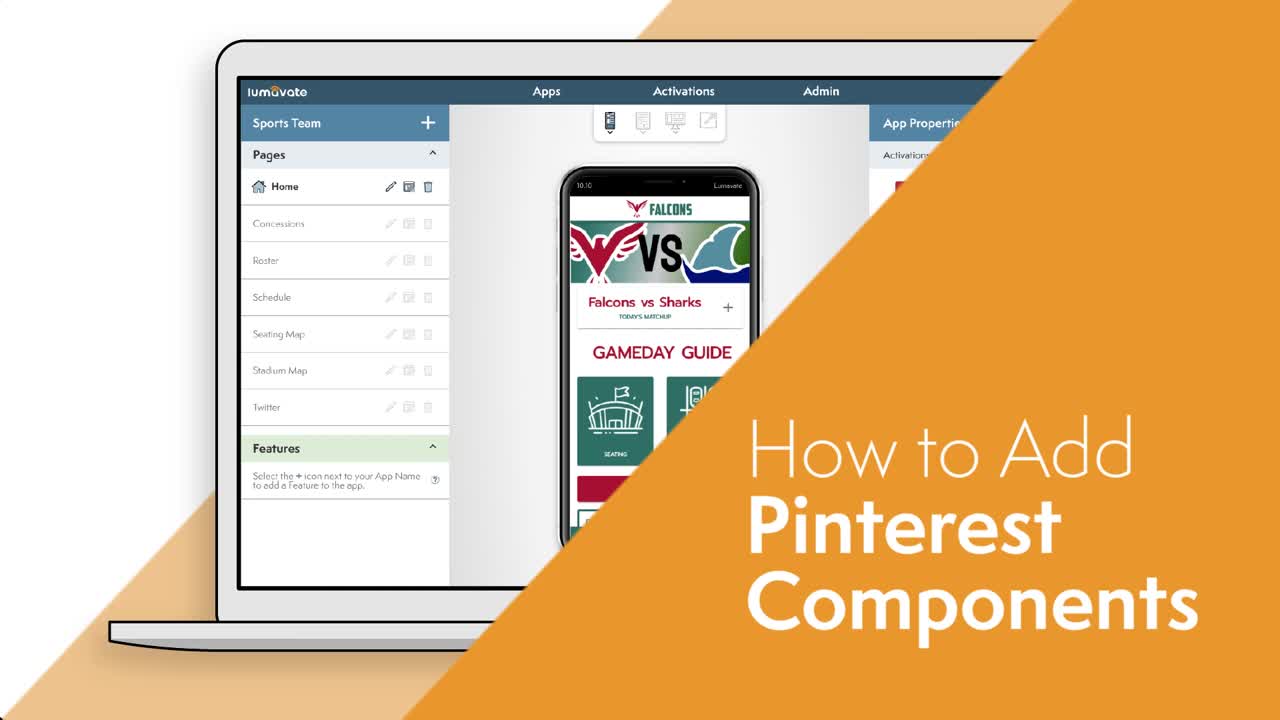 How to Add Pinterest Components Video Card