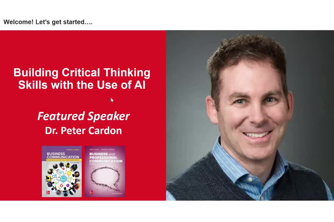 Building Critical Thinking Skills with the Use of AI Webinar