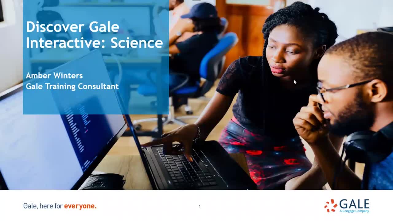 For CA: Discover Gale Interactive: Science