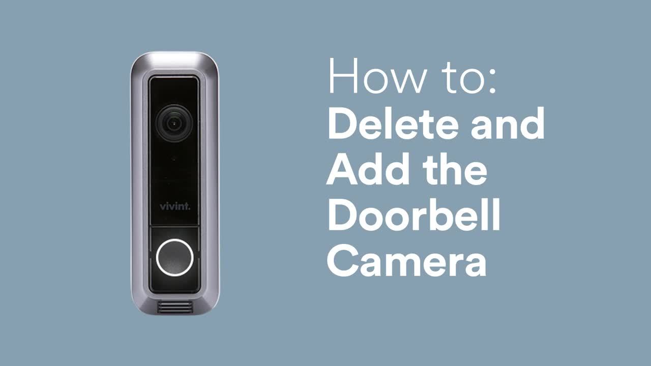 How to Remove a Vivint Doorbell Camera  