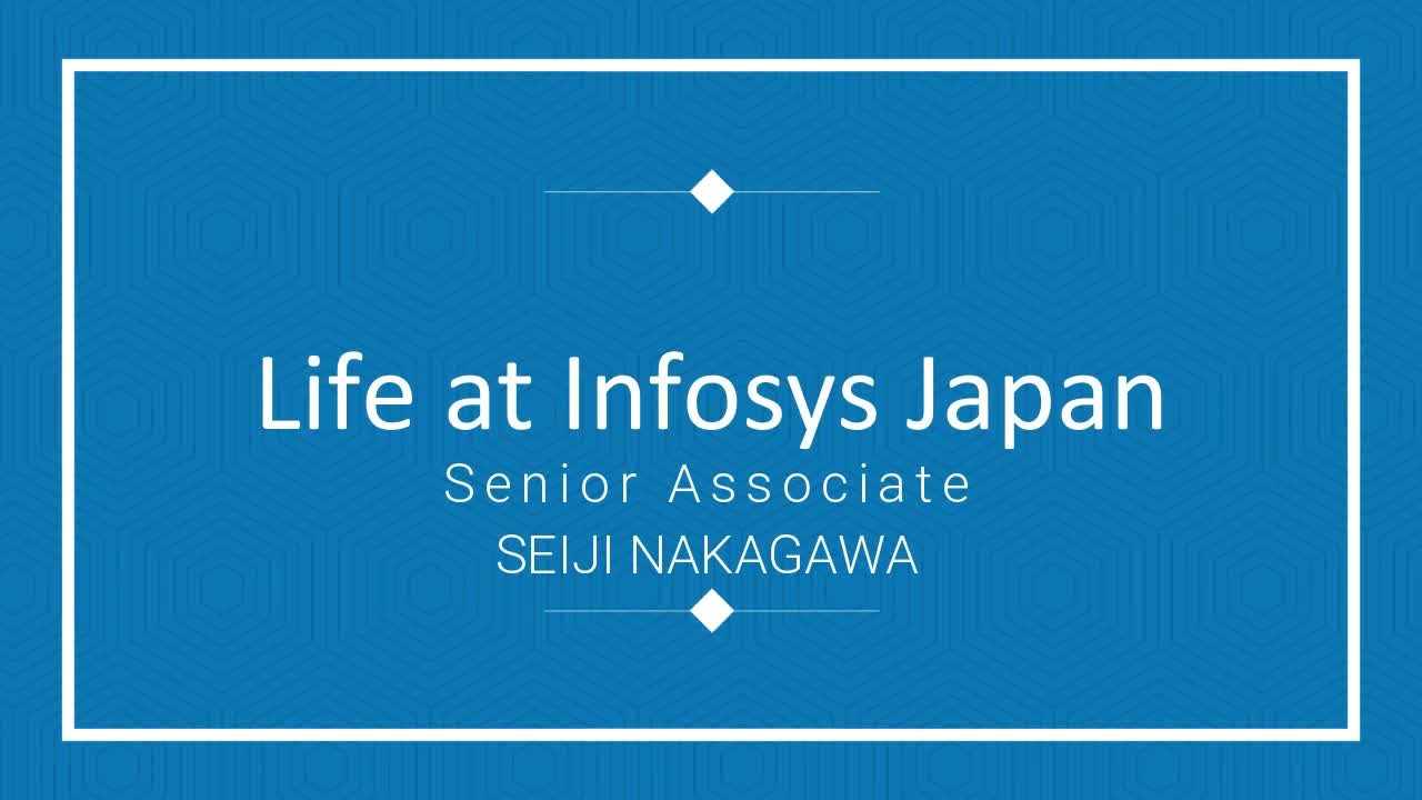 Life at Infosys Japan Unit from campus recruiting member