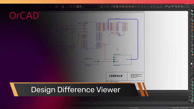 Design Difference Viewer - OrCAD