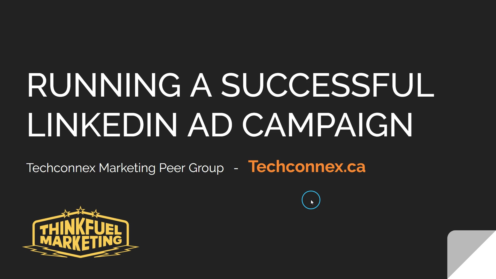 Running a Successful LinkedIn Ad Campaign - Marketing Peer Group