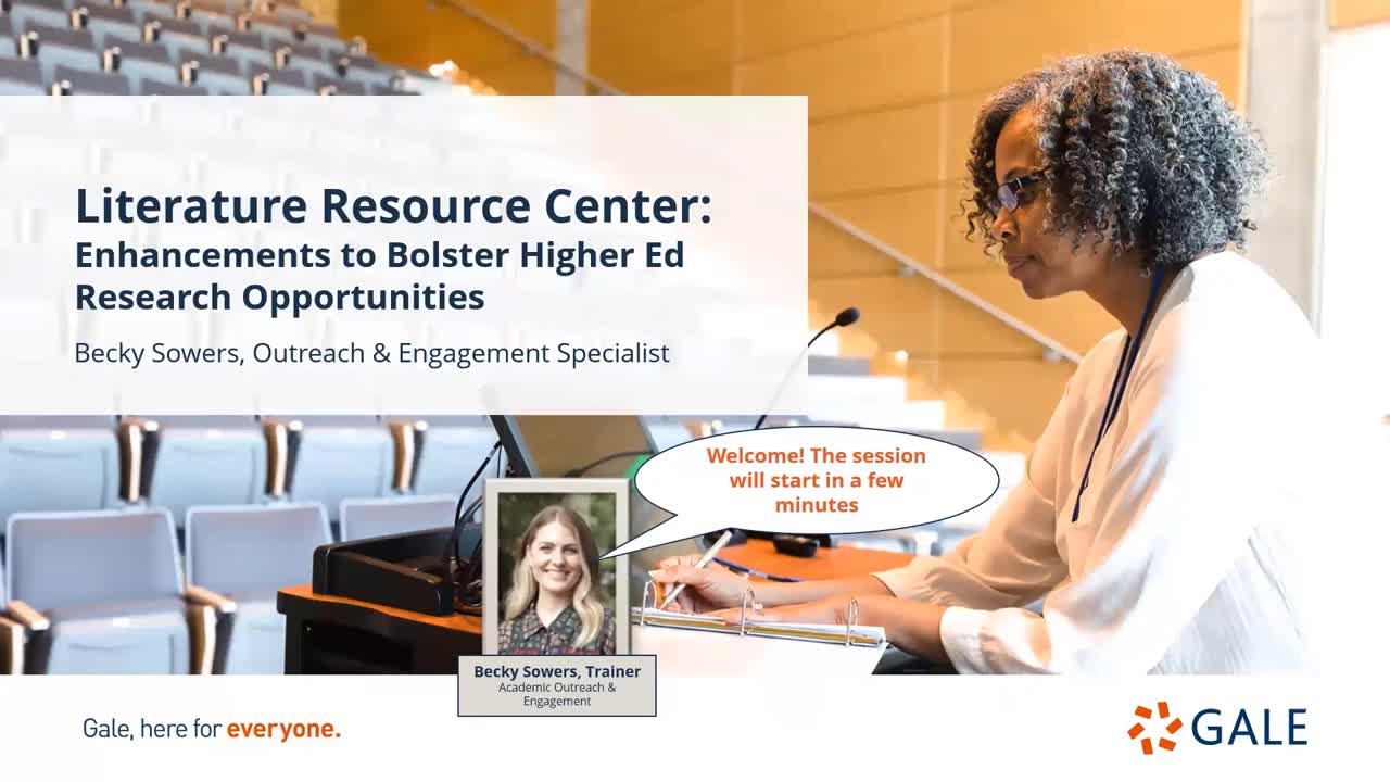 Literature Resource Center Enhancements to Bolster Higher Ed Research Opportunities