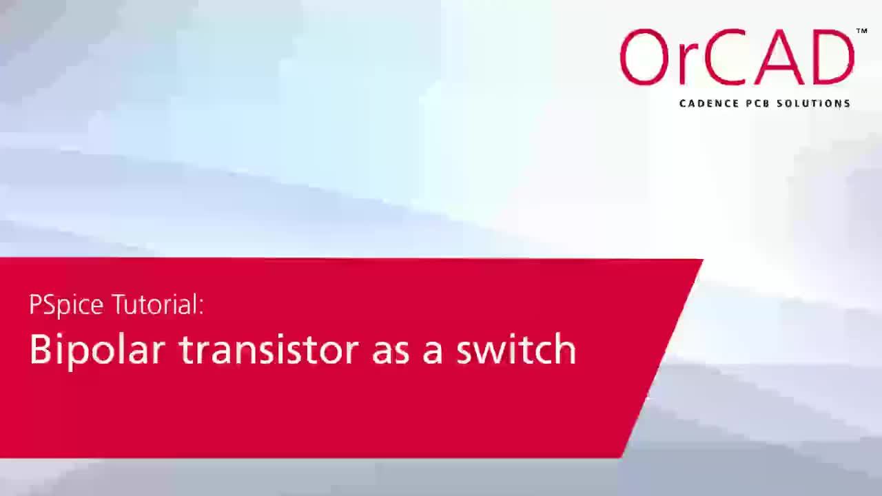 Bipolar Transistor as a Switch