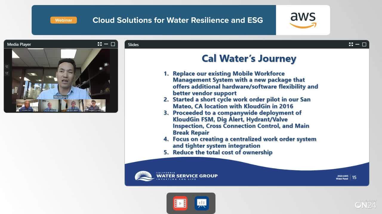 Cloud Solutions for Water Resilience & ESG
