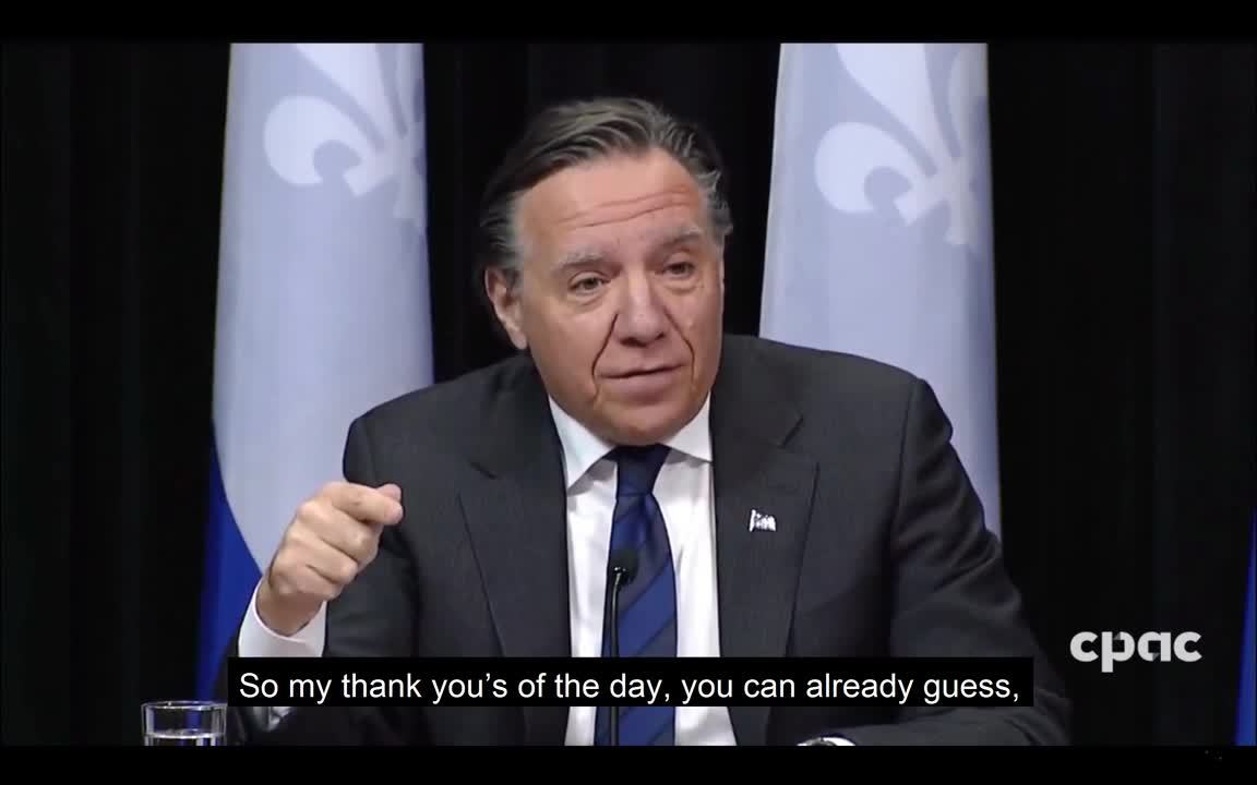 Legault Message - Eng Subs