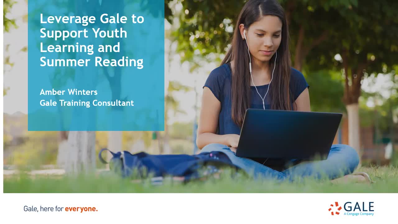 For Oregon: Leverage Gale to Support Youth Learning and Summer Reading