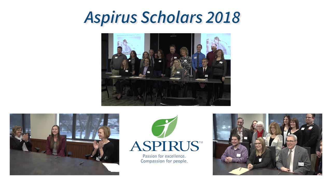 2018 Aspirus Scholars