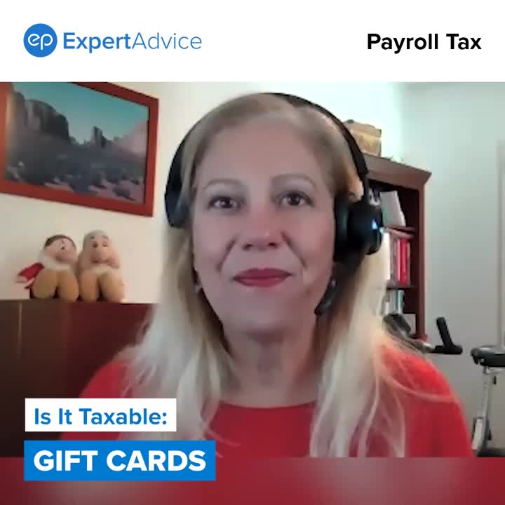 Payroll Tax Expert Becky Harshberger from Entertainment Partners reveals whether gift cards are taxable on a film production.