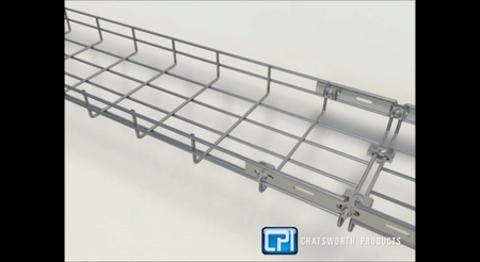 GlobalTrac Wire Mesh Cable Tray - Video 0
