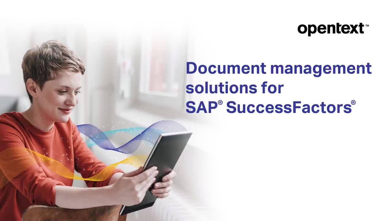 Découvrez comment les RH peuvent automatiser les processus<br/>liés aux documents à partir de SAP SuccessFactors