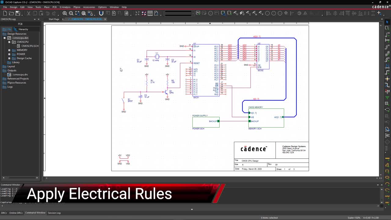Apply Electrical Rules