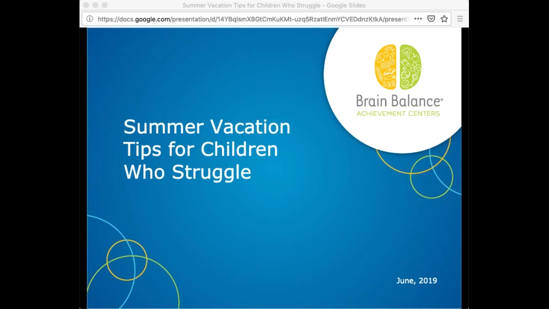 Summer Vacation Tips for Kids who Struggle