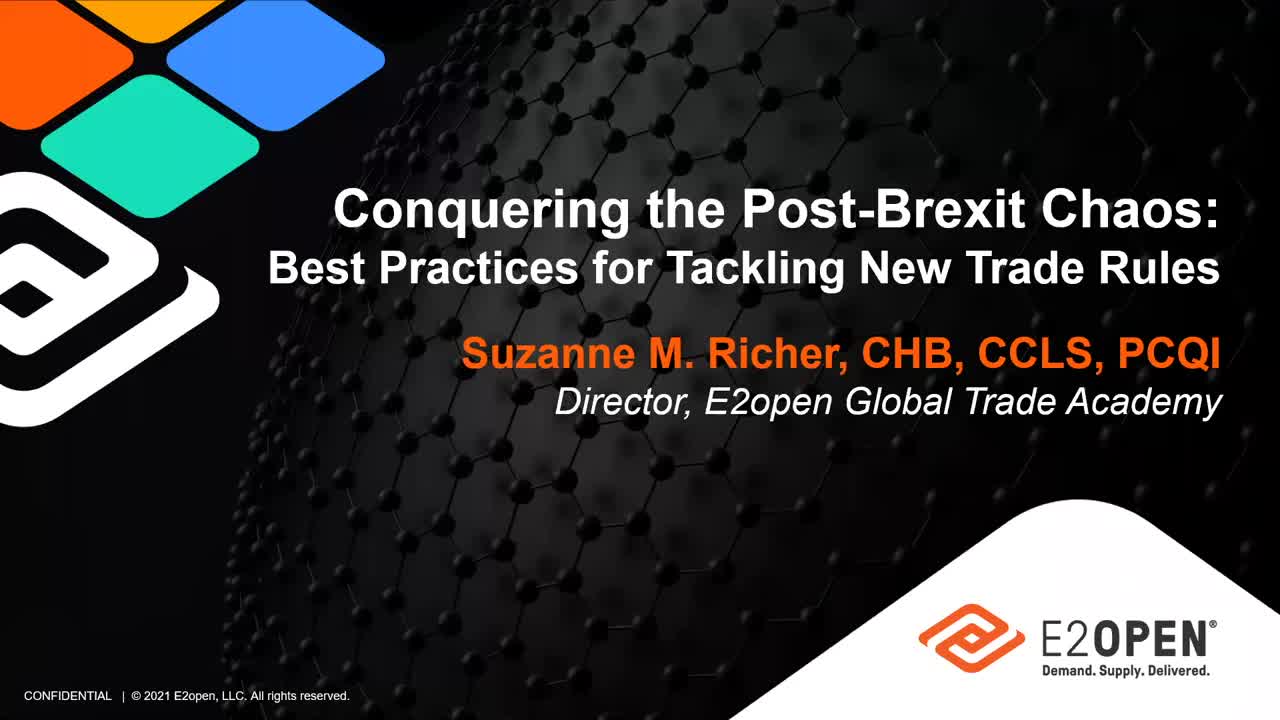 Conquering the Post-Brexit Chaos: Best Practices for Tackling New Trade Rules