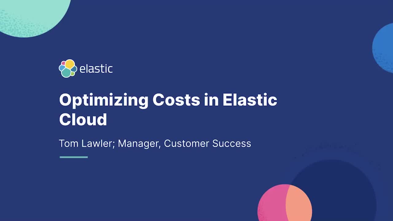 Optimisation des coûts dans Elastic Cloud