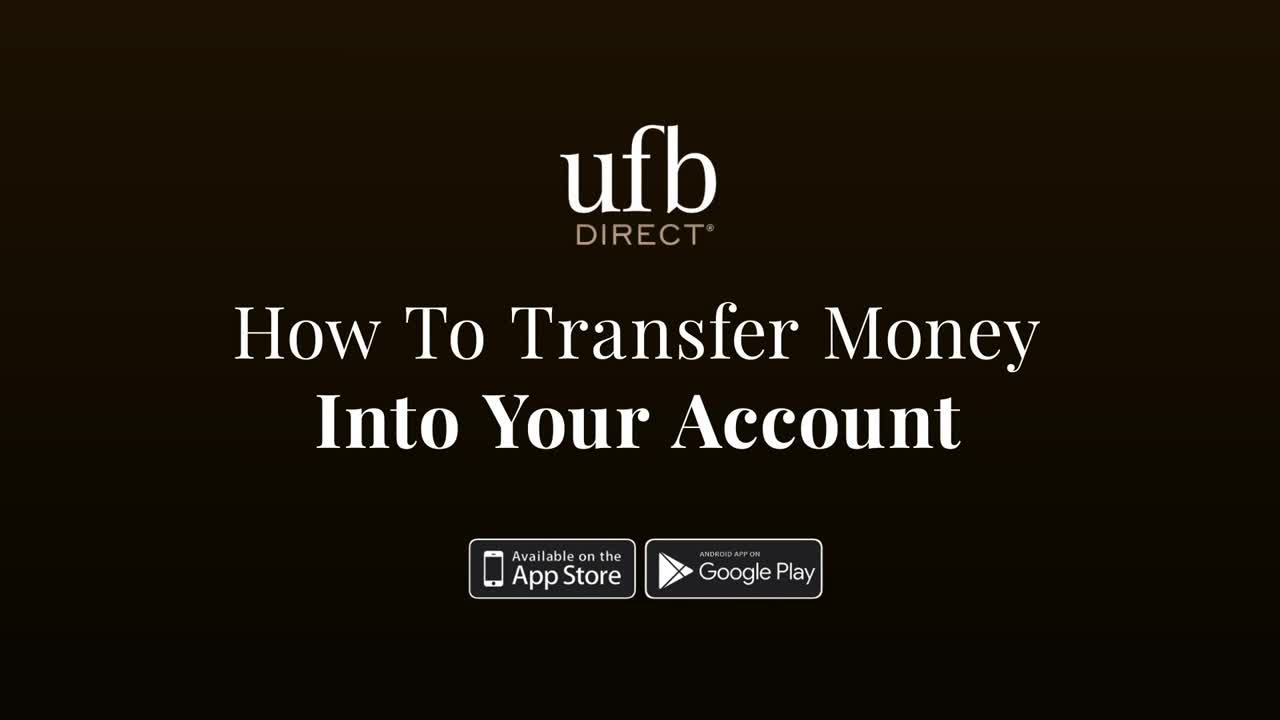 How to transfer money into your account, play video