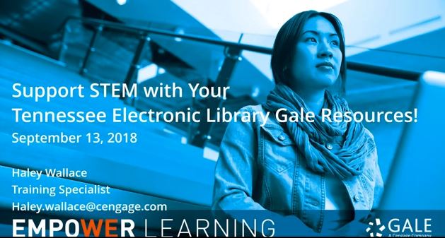 Support STEM with your TEL Gale Resources