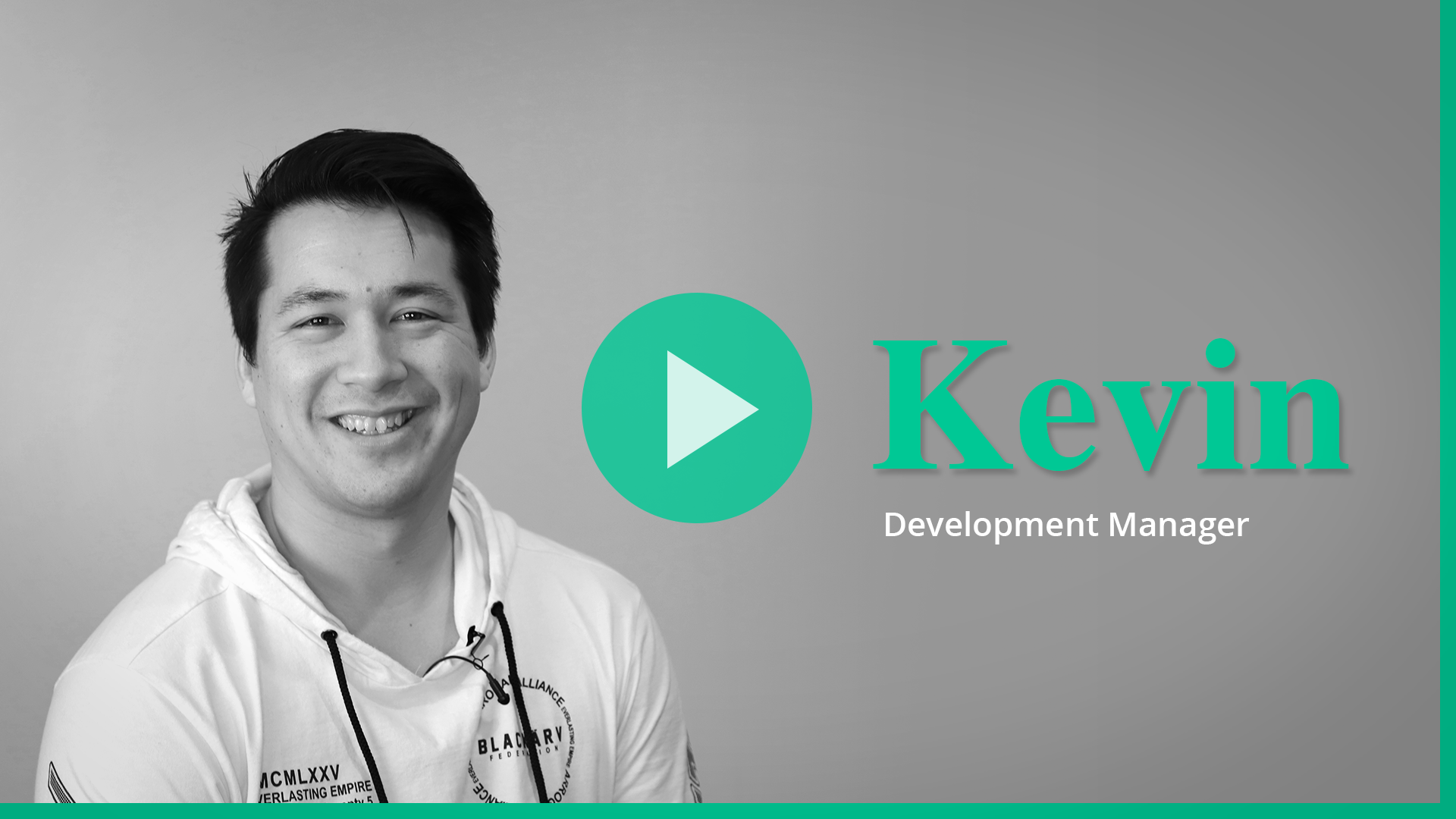 Kevin video for Career page